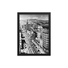 Load image into Gallery viewer, Framed poster - Main Street, Salt Lake City, 1950