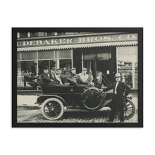 Load image into Gallery viewer, Framed poster - Men posing in downtown Salt Lake City