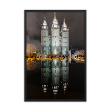Load image into Gallery viewer, Framed poster - The Church of Jesus Christ of Latter-day Saints Salt Lake City temple