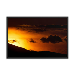Framed poster - Moab sunset