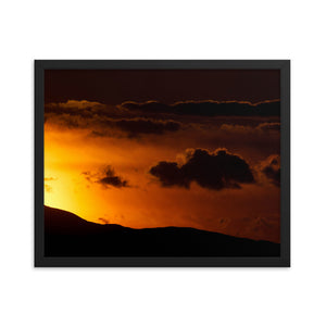 Framed poster - Moab sunset